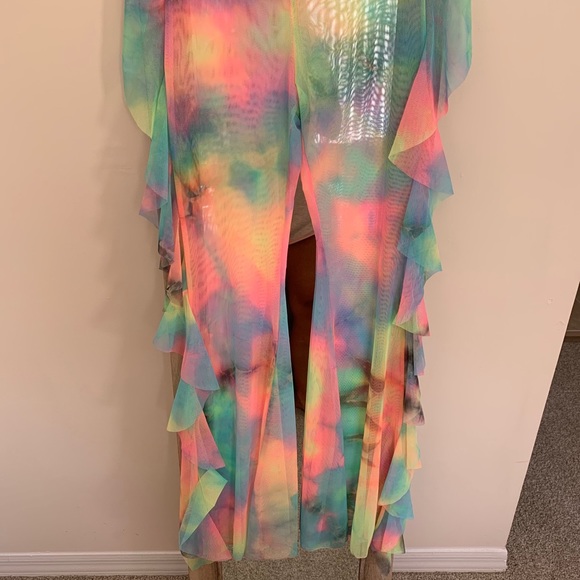 Little Black Diamond Tie Dye Mesh Illusion bells - Picture 8 of 8